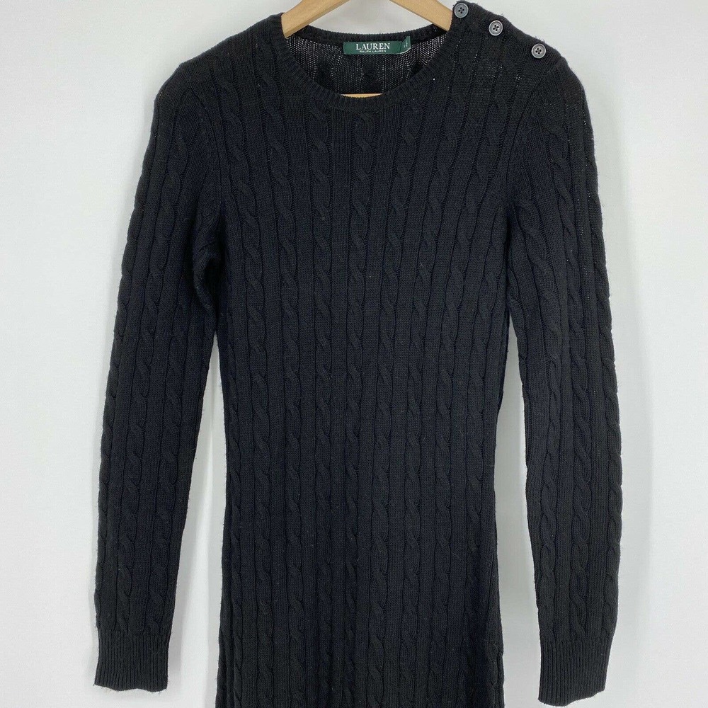 Ralph Lauren Sweater Dress Cable Knit - Picture 2 of 8